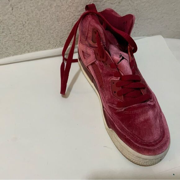 Jordan 4 Spizike Noble Red Velvet Youth size 7Y 40 EUR 535712-600 - Picture 3 of 14